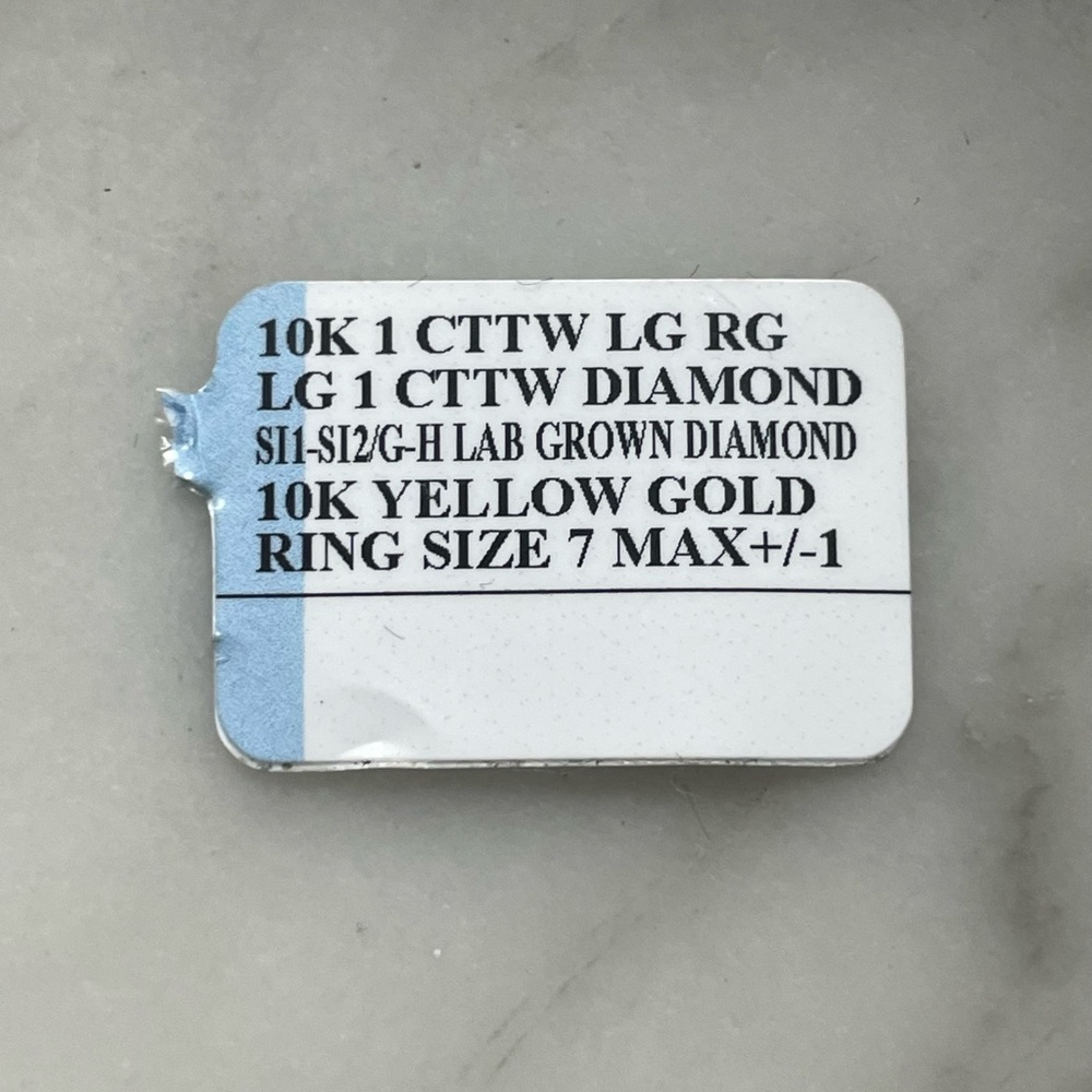 1CT DIAMOND RING - Picture 6 of 7